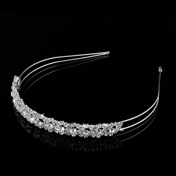 Crystal headband bride bridesmaid prom homecoming - Picture 2 of 4